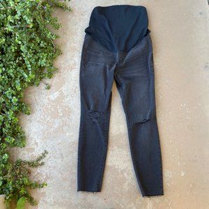 Madewell Maternity Over the Belly Gray Skinny Jean
